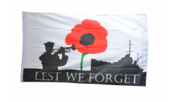 Flagge Lest we forget Navy