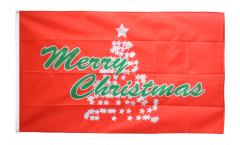 Flagge Merry Christmas Weihnachtsbaum