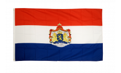 Flagge Niederlande mit Wappen