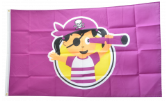 Flagge Pirat Mädchen