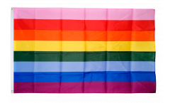 Flagge Regenbogen mit 8 Streifen