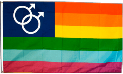 Flagge Regenbogen Schwul Mars Men