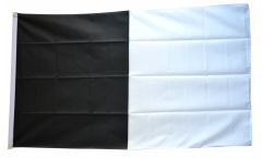 Flagge Schwarz-Weiß