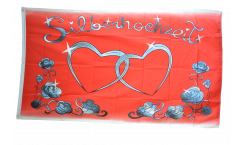 Flagge Silberhochzeit