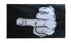 Flagge Stinkefinger