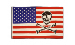 Flagge USA mit Pirat