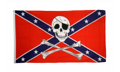 Flagge USA Südstaaten Pirat