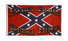 Flagge USA Südstaaten Rebel Born Rebel Bred