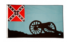 Flagge USA Südstaaten Southern Thunder Kanone