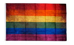 Flagge Vintage Regenbogen