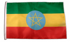 Flagge mit Hohlsaum Äthiopien