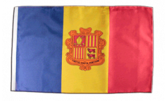 Flagge mit Hohlsaum Andorra
