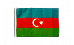 Flagge mit Hohlsaum Aserbaidschan