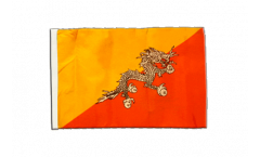 Flagge mit Hohlsaum Bhutan