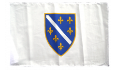 Flagge mit Hohlsaum Bosnien alt 1992-1998