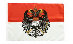 Flagge mit Hohlsaum Deutschland Stadt Köln mit großem Wappen