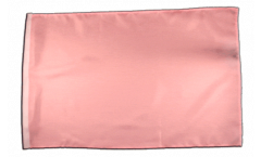 Flagge mit Hohlsaum Einfarbig Pink