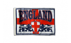 Flagge mit Hohlsaum England 2 Löwen