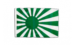 Flagge mit Hohlsaum Fanflagge grün weiß