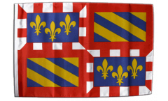 Flagge mit Hohlsaum Frankreich Burgund