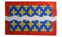 Flagge mit Hohlsaum Frankreich Cher