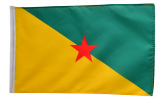Flagge mit Hohlsaum Frankreich Französisch Guayana