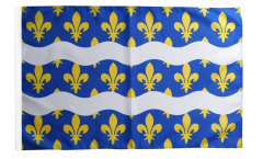 Flagge mit Hohlsaum Frankreich Seine-et-Marne