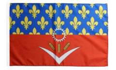 Flagge mit Hohlsaum Frankreich Seine-Saint-Denis