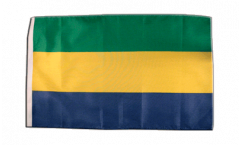 Flagge mit Hohlsaum Gabun