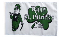 Flagge mit Hohlsaum Happy St. Patrick's Day