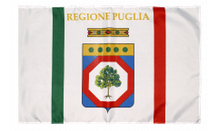 Flagge mit Hohlsaum Italien Apulien