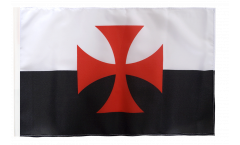 Flagge mit Hohlsaum Kreuzritter Kreuz