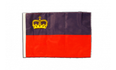 Flagge mit Hohlsaum Liechtenstein