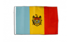 Flagge mit Hohlsaum Moldawien