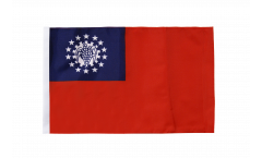 Flagge mit Hohlsaum Myanmar alt 1974-2010
