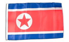 Flagge mit Hohlsaum Nordkorea