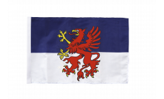 Flagge mit Hohlsaum Pommern