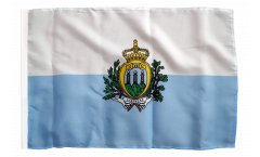 Flagge mit Hohlsaum San Marino