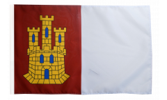 Flagge mit Hohlsaum Spanien Kastilien-La Mancha