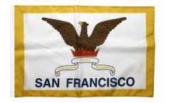 Flagge mit Hohlsaum USA City of San Francisco