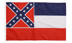 Flagge mit Hohlsaum USA Mississippi