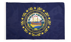 Flagge mit Hohlsaum USA New Hampshire