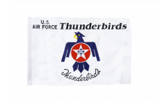 Flagge mit Hohlsaum USA Thunderbirds US Air Force