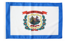 Flagge mit Hohlsaum USA West Virginia