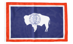 Flagge mit Hohlsaum USA Wyoming