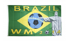 Flagge WM 2014 Brasilien Brazil