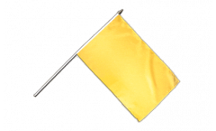 Stockflagge Einfarbig Gelb