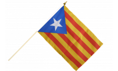 Stockflagge Estelada blava Katalonien