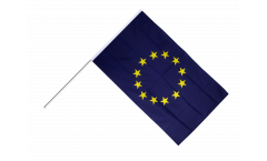 Stockflagge Europäische Union EU