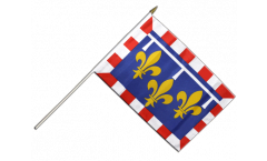 Stockflagge Frankreich Centre